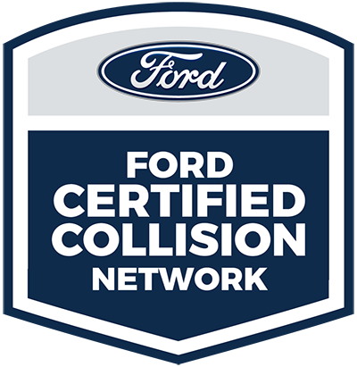 Ford certified collision repair logo